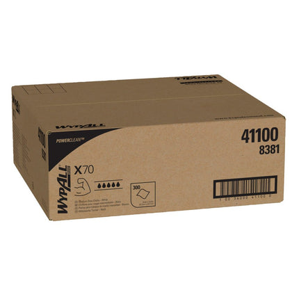 WypAll® X70 PowerClean - Tuch / Weiß - 1 Right Rag Box  x 300 Sheets | Karton (1 Box)