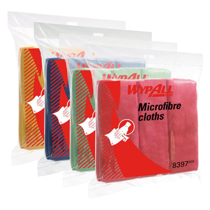 WypAll® Mikrofasertücher - flaches Tuch / 40 x 40 cm