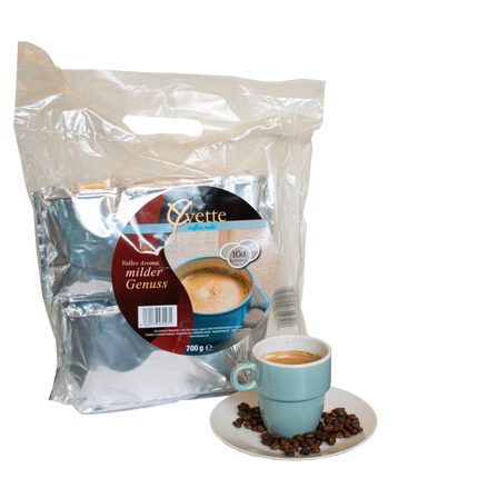 300 Kaffeepads Mild 12x 25er Beutel Yvette