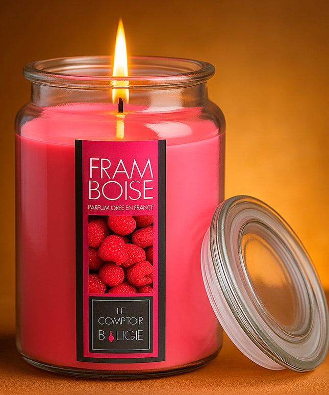 Duftkerze im dekorativen Glas mit Deckel, 510 Gramm, verschiedene Düfte