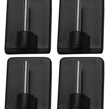Klebeplatten für Vitragestangen, 4 Stück  121