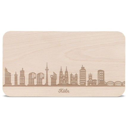Frühstücksbrettchen Skyline Köln