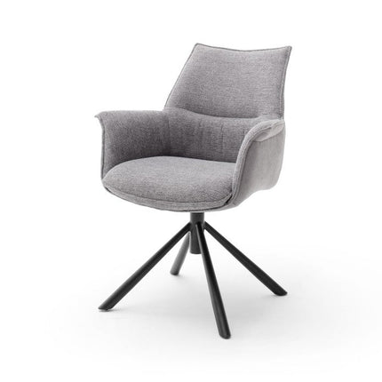 KONYA 4-Fuß Stuhl mit Armlehnen - 2er Set