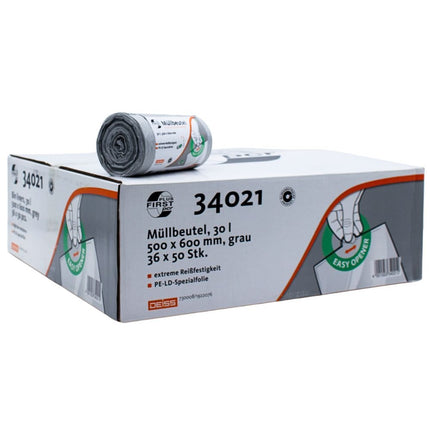 DEISS First Plus Pcr Müllbeutel 30 Liter, 34041