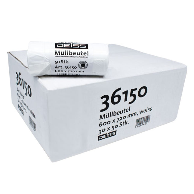 DEISS LDPE Müllbeutel 60 Liter, 36150