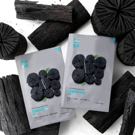 Holika Holika | Pure Essence Mask Sheet - Charcoal - 23 ml