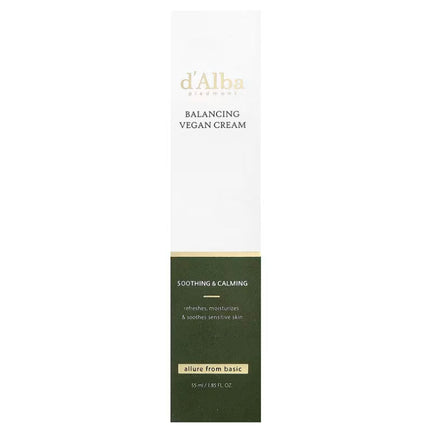 d'Alba | Mild Skin Balancing Vegan Cream – 55 ml