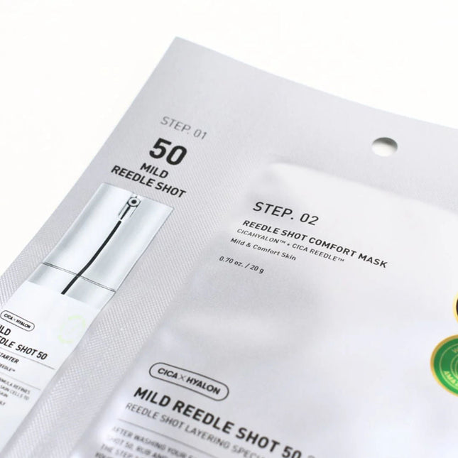 VT Cosmetics | Mild Reedle Shot 50 2-Step Mask - 21.5 g