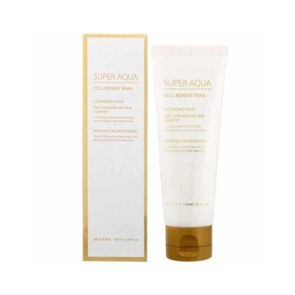 MISSHA | Super Aqua Cell Renew Snail Cleansing Foam - 100 ml