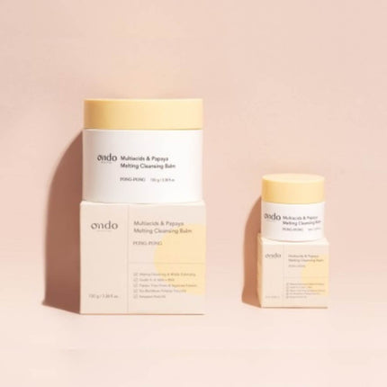 Ondo | Multiacids & Papaya Melting Cleansing Balm - 10 ml