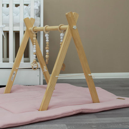 Krabbeldecke Musselin - atmungsaktiv & sicher