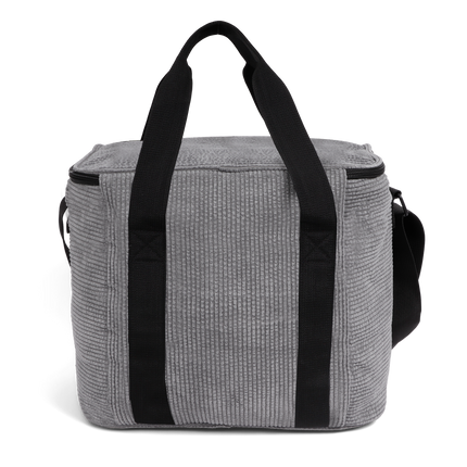 Kühltasche » Gefriertasche » isolierte Picknick Tasche in Cord Optik » Isoliertasche » Kleine Kühlbox mit Henkel und Schultergurt