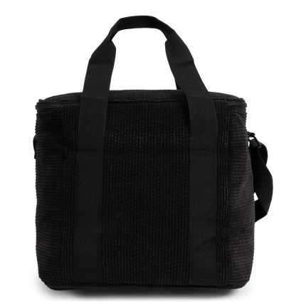 Kühltasche » Gefriertasche » isolierte Picknick Tasche in Cord Optik » Isoliertasche » Kleine Kühlbox mit Henkel und Schultergurt