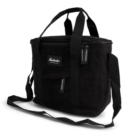 Kühltasche » Gefriertasche » isolierte Picknick Tasche in Cord Optik » Isoliertasche » Kleine Kühlbox mit Henkel und Schultergurt