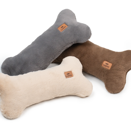 Kissen KUSCHELKNOCHEN Kuschelfell (vegan)