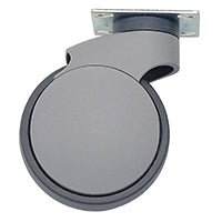 Novocal Leichtlauflenkrolle Kunststoff Ø 125 mm - für Pflegewagen | Packung (1 Stück)