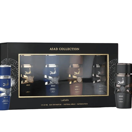 Lattafa Asad Collection Eau de Parfum 4x25 ml