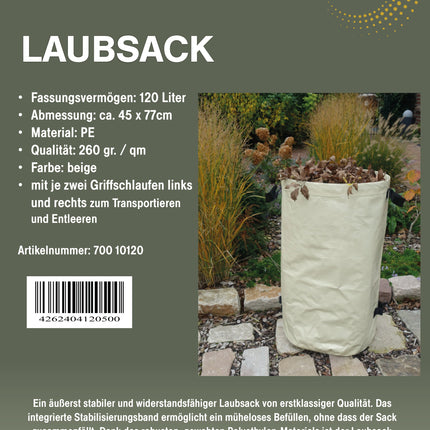 Aurexis Laubsack mit Schlaufen beige
