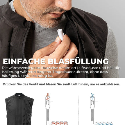 Leichtes Thermo-Fahrradweste mit 3D-Air-Layer-Isolierung – MJ013