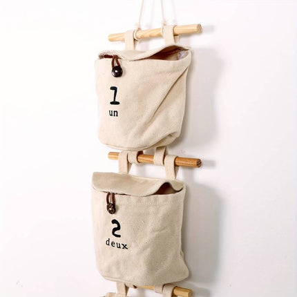 Leinen Hängetasche Beutel bedruckt, Aufbewahrungstasche für Camper