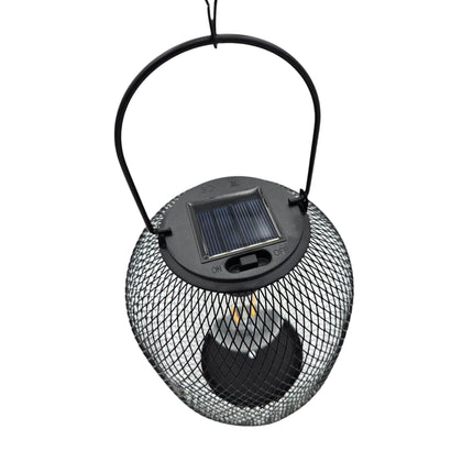 Solarleuchte Metall Gartenleuchte Gartenbeleuchtung warm weiß schwarz LED Leuchte