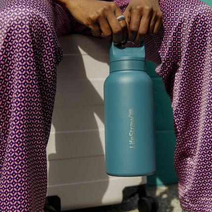LifeStraw Go Steel 1-Liter (polar white)