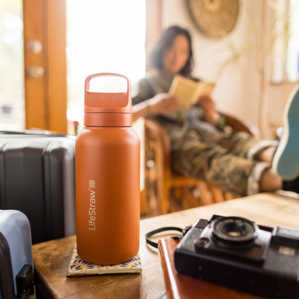 LifeStraw Go Steel 1-Liter (polar white)