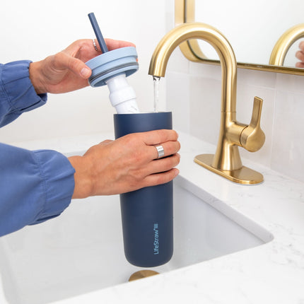 LifeStraw Go Steel Tumbler 500ml (icelandic blue)