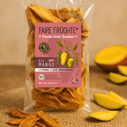 100g Bio Mangostreifen Lippens 'die Süße'