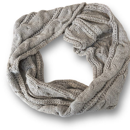 Loop Schal » Winter Damenschal » Strickschal » Damen Schal mit Strickmuster