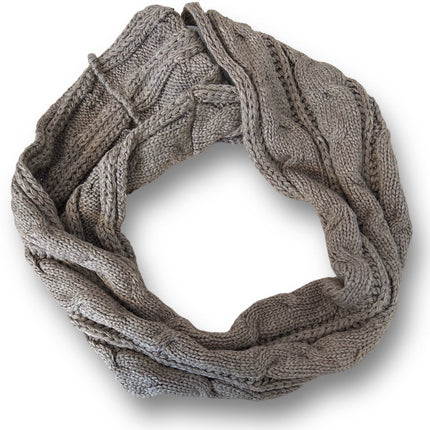 Loop Schal » Winter Damenschal » Strickschal » Damen Schal mit Strickmuster