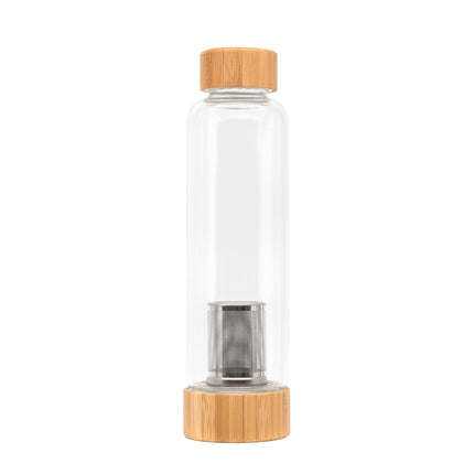 Lotus Vita - Tee Glasflasche – Stilvoll & Nachhaltig - 550ml