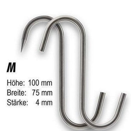 S-Haken Fleischhaken - Räuchernhaken -Verzinkt - verschiedene Varianten