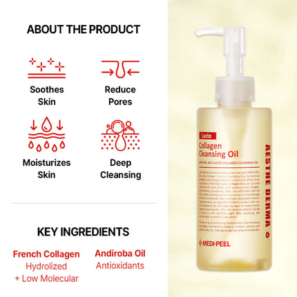 MEDI-PEEL | Lacto Collagen Cleansing Oil - 200 ml