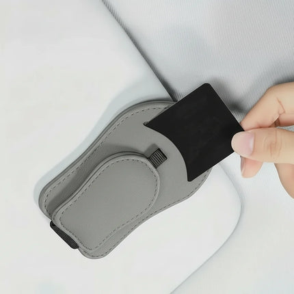 Magnetischer Halter für Brillen und Karten, Tickets für Sonnenblende