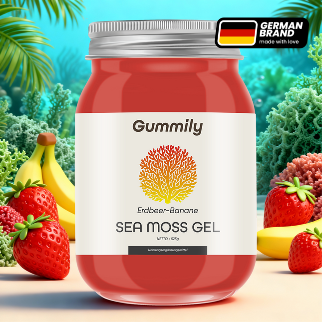 Banana Strawberry Seamoss Gel