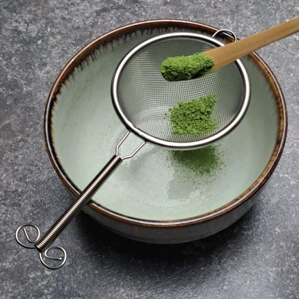 Matcha Löffel Chashaku aus weißem Bambus