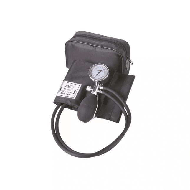 Med Comfort Oberarm Aneroid Blutdruckmessgerät mit 2-Schlauch-System | Packung (1 Stück)