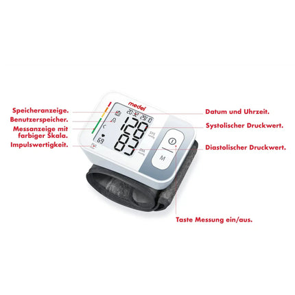 Medel Quick Handgelenk-Blutdruckmessgerät