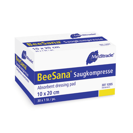 Meditrade BeeSana® Saugkompresse, steril - verschiedene Größen