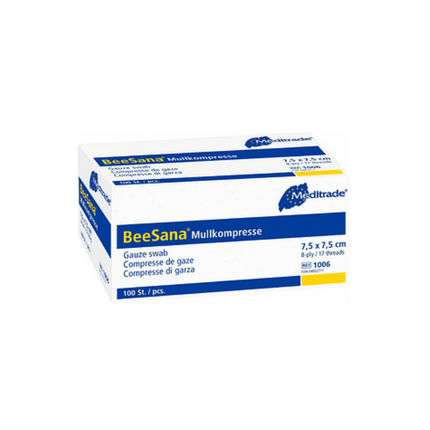 Meditrade BeeSana® Mullkompresse, unsteril - 100 Stück