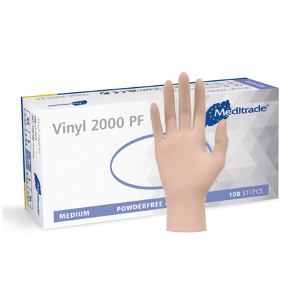 Meditrade Vinyl 2000 PF Einmalhandschuhe aus Vinyl