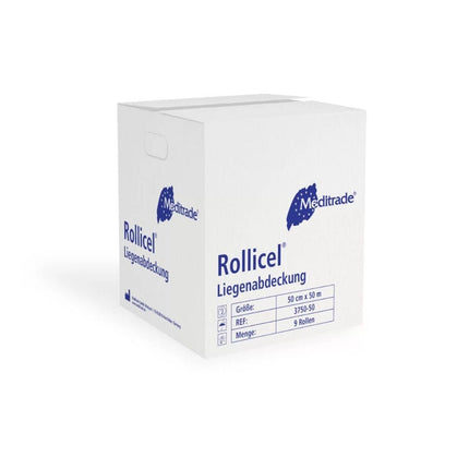 Meditrade Rollicel® Liegenabdeckung, beschichtet, 50 cm x 50 m | Karton (6 Packungen)