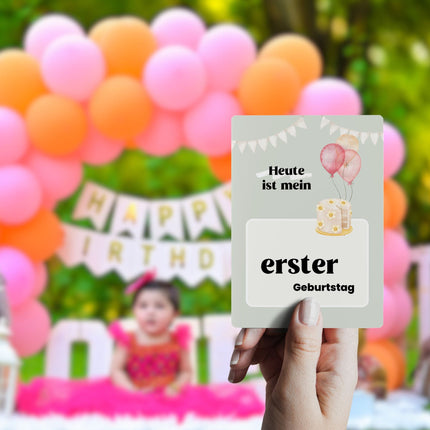 Meilensteinkarten für Babys
