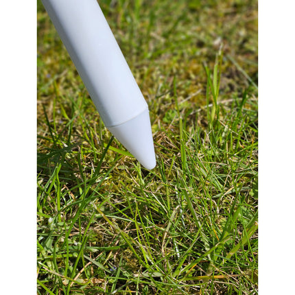 Sonnenschirm Strandschirm UV 30+ Balkonschirm grün blau Kreise Streifen