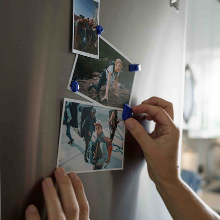 Matador Micro Send (blue)Visualisiere Dein Kletter-Projekt, über Deine Boulder-Fähigkeiten oder verwende die Magnete einfach nur um Dinge an Deinem Kühlschrank