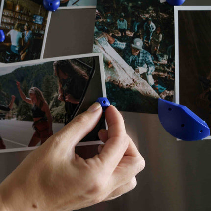 Matador Micro Send (blue)Visualisiere Dein Kletter-Projekt, über Deine Boulder-Fähigkeiten oder verwende die Magnete einfach nur um Dinge an Deinem Kühlschrank