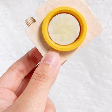 Hölzerne Mini Kamera für Kinder - Lernspielzeug & kreatives Geschenk