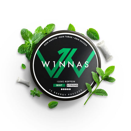 W1NNAS Performance Pouches Mint, Dose mit 13 Pouches