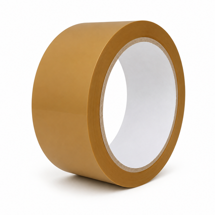 Braunes Klebeband - Leise abrollend - 48mm x 66m - ca. 50µm